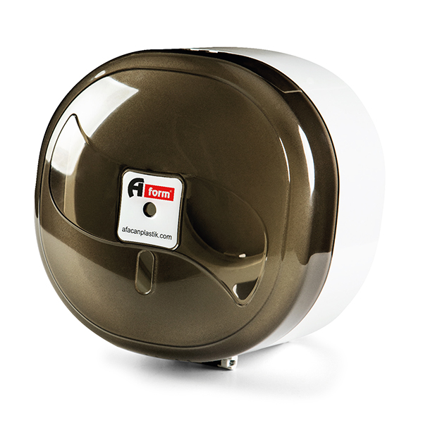 A Form Büyük İçten Çekme Tuvalet Kağıdı Dispenseri Şeffaf Füme