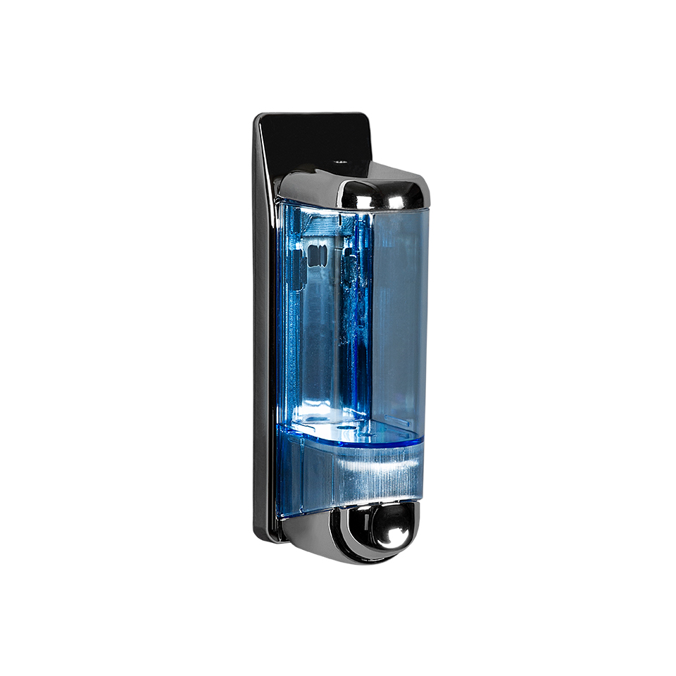 250 Ml Free One Liquid Soap And Shampoo Dispenser T.Blue - Chrome