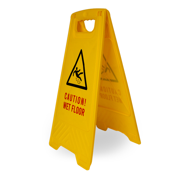 A Form Warnschild für rutschigen Boden Original 2