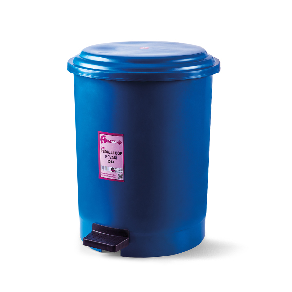 A Form Pedal Bins 30 Liters Blue