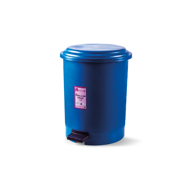 A Form Pedallı Çöp Kovaları 3 Litre Mavi