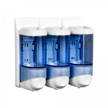 170 ML Free Triplets Liquid Soap And Shampoo Dispenser T.Blue - White