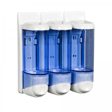 250 Ml Free Triplets Liquid Soap And Shampoo Dispenser T.Blue - White