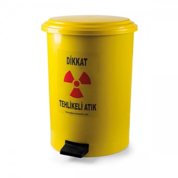 A Form Pedal Hazardous Waste Bin 40 Liters
