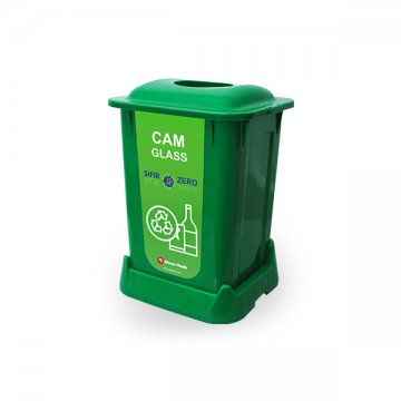 A Form  Zero Waste Bins 50 LT Original Green (Glass Waste)