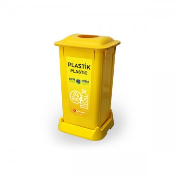 A Form Zero Waste Bins 70 LT Original Yellow (Plastic Waste)